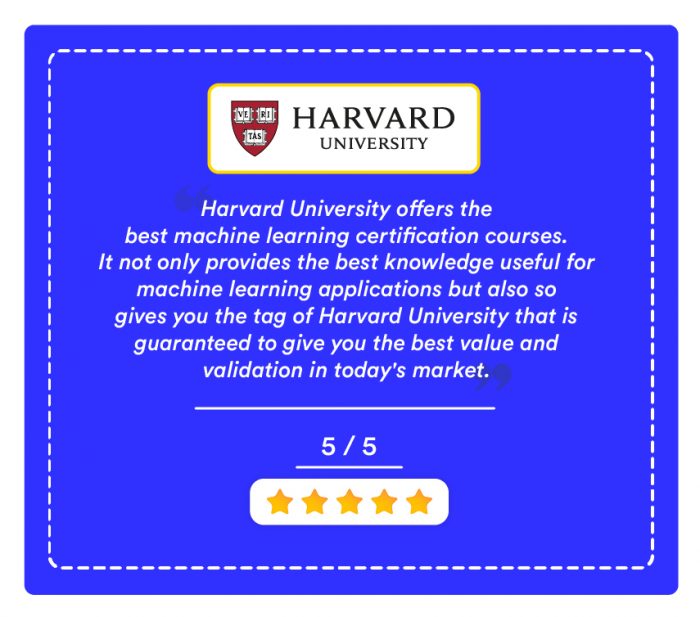 Harvard university best sale machine learning